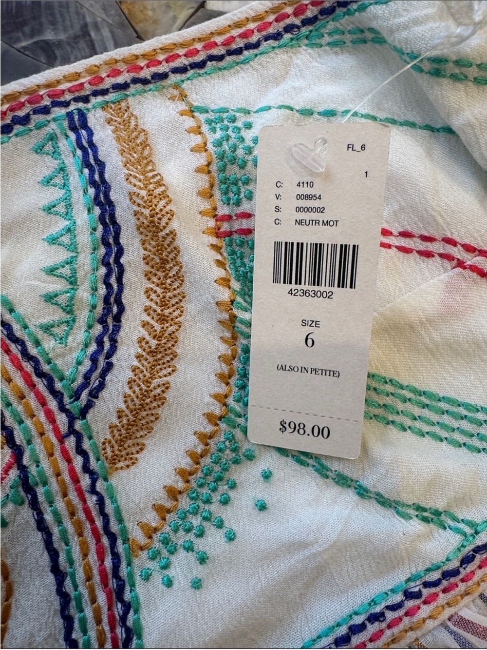 Anthropologie multicolor top - Picture 2 of 5